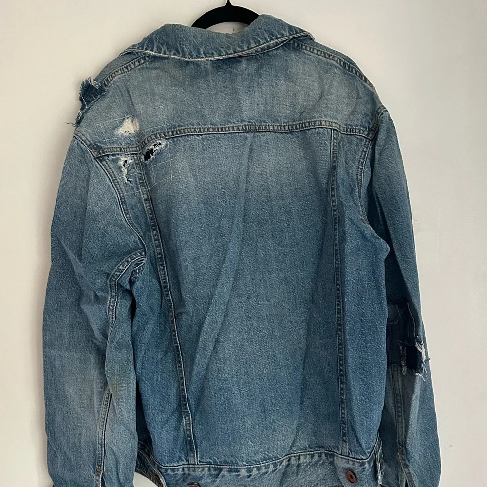 Distressed Denim Jacket - Picture 2 of 5